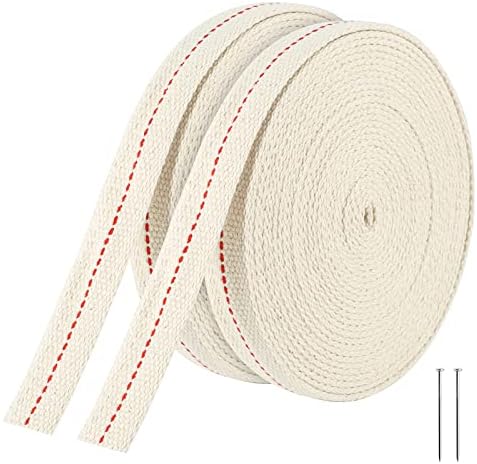 39 Feet Cotton Oil Lamp Wick 2 Rolls 4 5 Inch Replacement