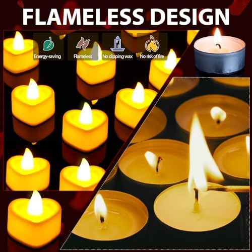 Flasoo Romantic Candle and Rose Petal Set