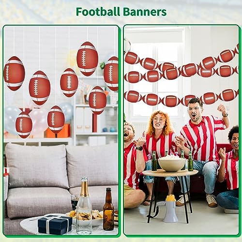 45PCS Football Cutout Paper Football Cutouts for Classroom Decorations