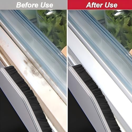 Crevice Cleaning Brush 2 Pcs - Stiff Bristle for Kitchen Bathroom Windows