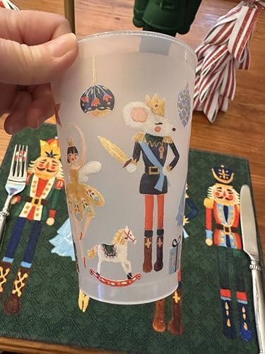 Marye-Kelley Christmas Nutcracker Shatterproof Cups Set of 6