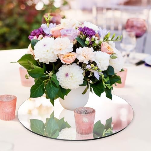 Seelenruhe 12 Inch Round Mirrors for Centerpieces
