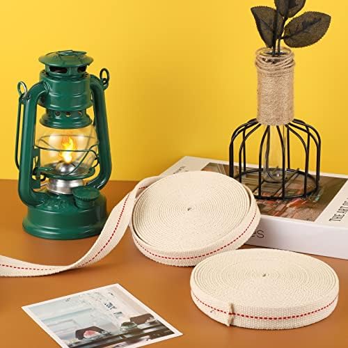 39 Feet Cotton Oil Lamp Wick 2 Rolls 4 5 Inch Replacement