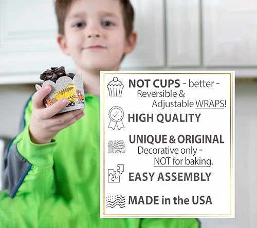 Cupcake Wrappers - Dream Bridal Builder Birthday Decorations 24 Count