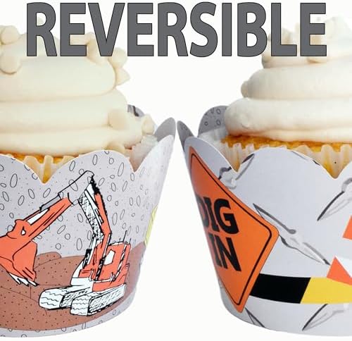 Cupcake Wrappers - Dream Bridal Builder Birthday Decorations 24 Count