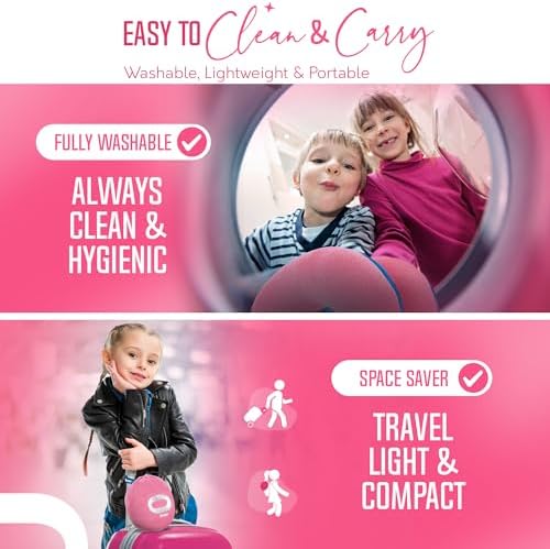 BCOZZY Kids Travel Neck Pillow for 3-7 YO