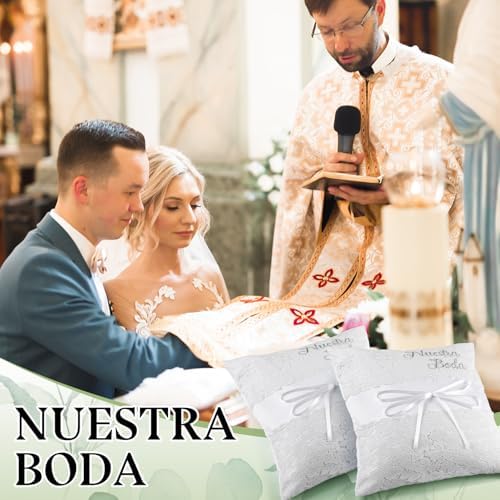 Mixweer 2pcs Wedding Kneeling Pillow Set