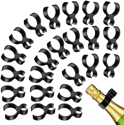 25 Piece Champagne Bottle Clips for Sparklers and Wine Safety Holders