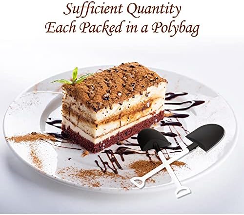 Patelai 50 Set Flowerpot Cake Cups with Shovel Spoons
