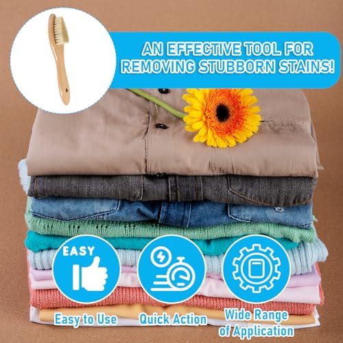 Ouligay Laundry Stain Brush for Delicate Fabrics and Shoes