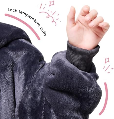 Yescool Wearable Blanket Hoodie for Kids