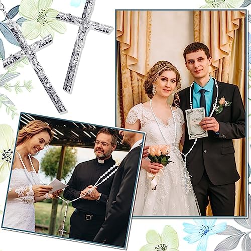 Nosiny Silver Wedding Lasso Handcrafted Cross