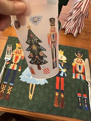 Marye-Kelley Christmas Nutcracker Shatterproof Cups Set of 6