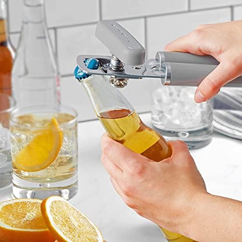 KitchenAid Classic Multifunction Can Opener Bottle Opener Gray