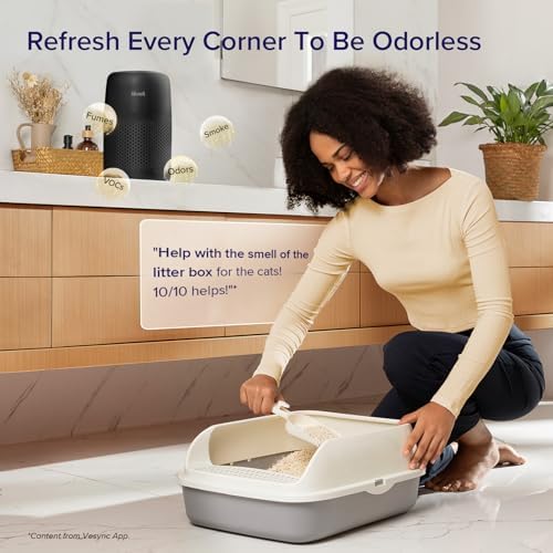 LEVOIT Air Purifier for Bedroom Home Black
