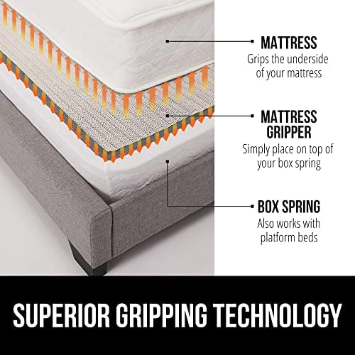 GORILLA GRIP Non Slip Mattress Pad for Twin Bed