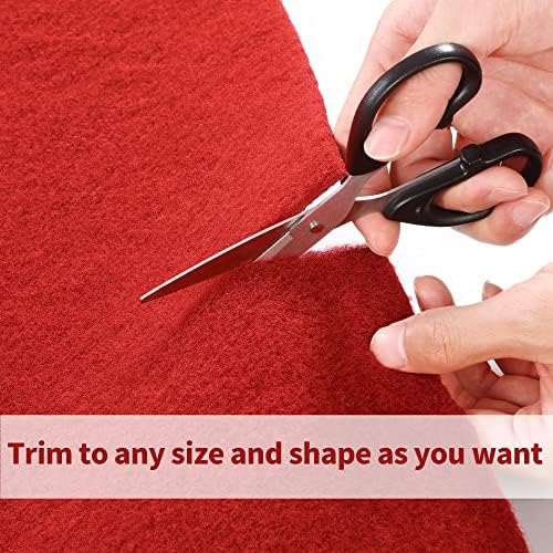 HOMBYS Extra Thick Red Carpet Runner 3x10 ft for Events