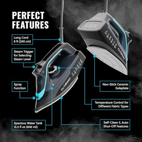 Pursteam SteamBurst 1750W Steam Iron
