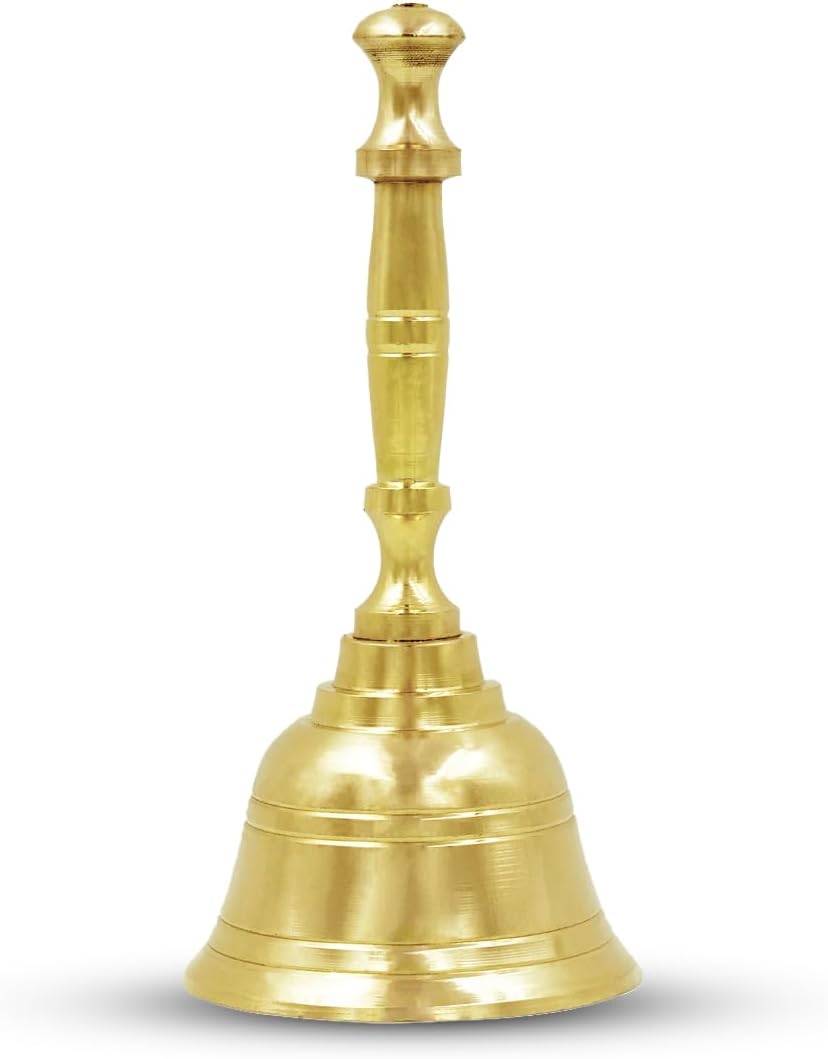 Shubhkart Handbell 37 Inch Brass Pooja Bell