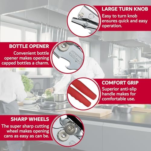 Chef Master Commercial Can Opener Heavy Duty