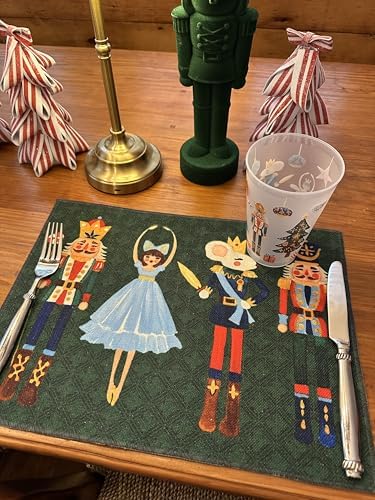 Marye-Kelley Christmas Nutcracker Shatterproof Cups Set of 6