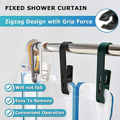 XoYoZo 4Pcs Laundry Hooks with Clips Organizer
