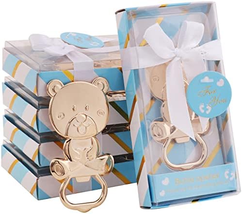 15 Pack Bear Bottle Opener Baby Shower Favors