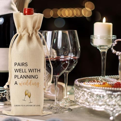 YUANHAO Wedding Gift Wine Bag with Drawstring
