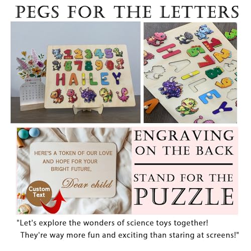 Personalized Wooden Name Puzzle for Toddlers