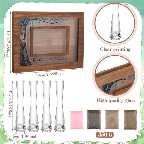 Qunclay Blended Family Unity Sand Ceremony Kit