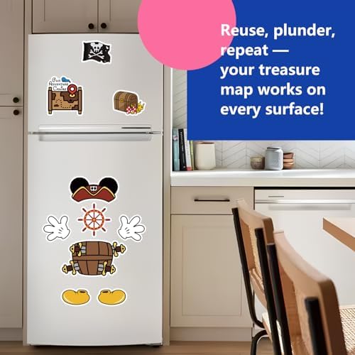 10 Pack Pirate Magnetic Door Decorations