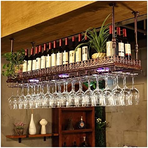 ALDEPO Wall-Mounted Wine Glass Holder Rack Organizer