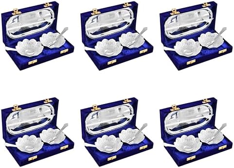 NOBILITY Silver Plated Bowl Spoon Set for Gifting