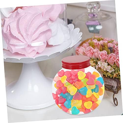 Operitacx 5Pcs Christmas Candy Jar Ball Shaped Packaging Bottles for Treats