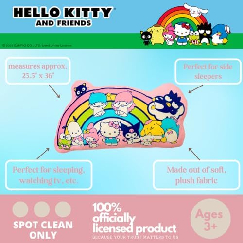 Franco Collectibles Hello Kitty Body Pillow 255 x 36 Inches