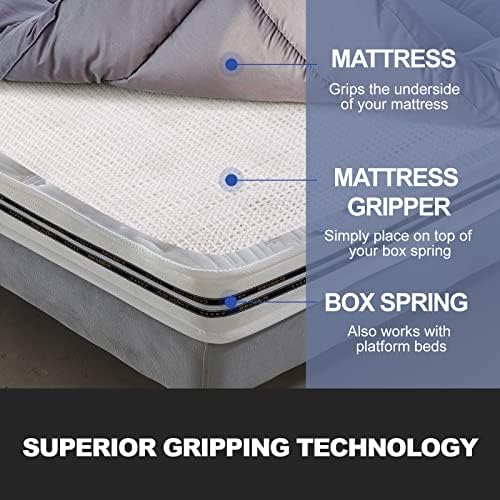 Foboull Mattress Slide Stopper Gripper Queen