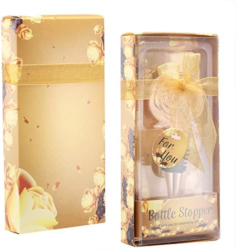 15 Pcs Rose Wine Stoppers Wedding Favors for Guests
