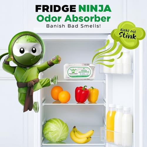 Fridge Ninja 2-Pack Unscented Activated Charcoal Deodorizer