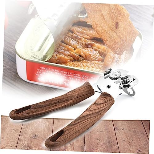 Heavy Duty Stainless Steel Can Opener with Grip Handle
