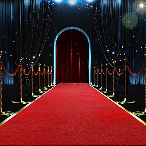 HOMBYS Extra Thick Red Carpet Runner 3x10 ft for Events