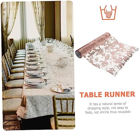Gold Table Runner for Wedding and Party Decor