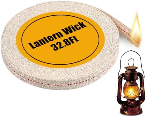 Ninsula 328 Feet Oil Lamp Wicks 12 Inch Wide Replacement Wicks