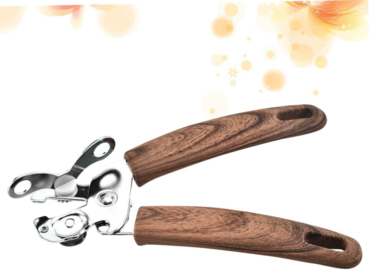 Zerodeko Adjustable Manual Can Opener with Lid Cutter and Magnetic Handle
