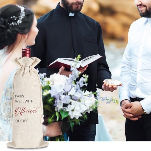 YAANUNULU Wine Bag with Greeting Card for Wedding Registry