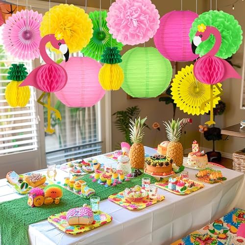 13PCS Hawaiian Party Decorations Set