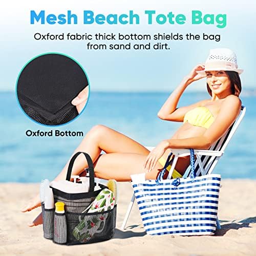 EUDELE Mesh Shower Caddy Portable 8 Pocket