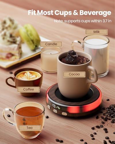Gaiatop Coffee Mug Warmer with 3 Temperature Settings and LED Display