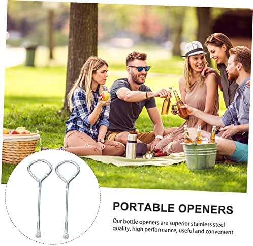 Artibetter 2pcs Adjustable Can Opener Set with Lid Holder