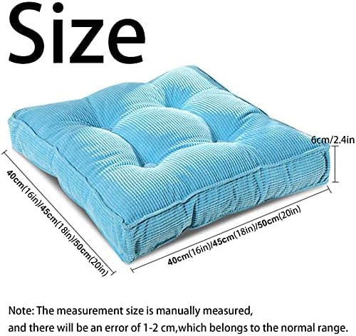VRTTLKKFE Square Seat Pads Set of 2 Non Slip Cushions