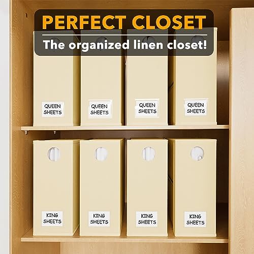SpaceAid 8 Pack Bed Sheet Organizers with Window